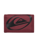 The Quiksilver Mens The Everydaily Wallet in Oxblood Red