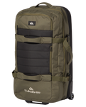 The Quiksilver New Reach Wheelie Luggage Bag in Black Omniphase