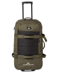 The Quiksilver New Reach Wheelie Luggage Bag in Black Omniphase