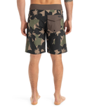 The Quiksilver Mens Highline Arch Boardshorts in Grape Leaf Handtman