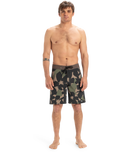 The Quiksilver Mens Highline Arch Boardshorts in Grape Leaf Handtman