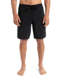 The Quiksilver Mens Highline Scallop Boardshorts in Black