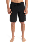 The Quiksilver Mens Highline Scallop Boardshorts in Black