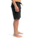 The Quiksilver Mens Highline Scallop Boardshorts in Black