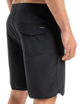 The Quiksilver Mens Highline Scallop Boardshorts in Black