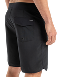 The Quiksilver Mens Highline Scallop Boardshorts in Black