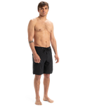 The Quiksilver Mens Highline Scallop Boardshorts in Black