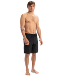 The Quiksilver Mens Highline Scallop Boardshorts in Black