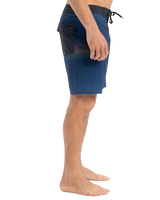 The Quiksilver Mens Surfsilk Straight Leg Boardshorts in Estate Blue Connect