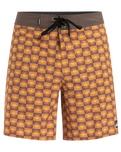 The Quiksilver Mens Surfsilk Straight Leg Boardshorts in Florever Bran