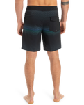 The Quiksilver Mens Surfsilk Straight Leg Boardshorts in Black Connect