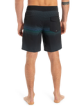 The Quiksilver Mens Surfsilk Straight Leg Boardshorts in Black Connect