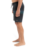 The Quiksilver Mens Surfsilk Straight Leg Boardshorts in Black Connect