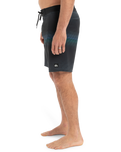 The Quiksilver Mens Surfsilk Straight Leg Boardshorts in Black Connect