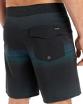 The Quiksilver Mens Surfsilk Straight Leg Boardshorts in Black Connect