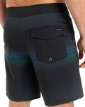 The Quiksilver Mens Surfsilk Straight Leg Boardshorts in Black Connect