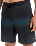 The Quiksilver Mens Surfsilk Straight Leg Boardshorts in Black Connect