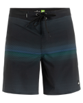 The Quiksilver Mens Surfsilk Straight Leg Boardshorts in Black Connect