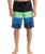 The Quiksilver Mens Surfsilk Straight Leg Boardshorts in Nebulas Blue Bloomfade
