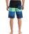 The Quiksilver Mens Surfsilk Straight Leg Boardshorts in Nebulas Blue Bloomfade