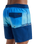 The Quiksilver Mens Everyday Half Jam Boardshorts in Nebulas Blue Wordblock