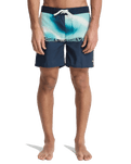 Everyday Half Jam Boardshorts in Dark Navy Wordblock