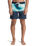 Everyday Half Jam Boardshorts in Dark Navy Wordblock