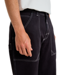 The Quiksilver Mens Mercury Denim Jeans in Black
