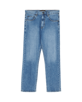 The Quiksilver Mens Regular Denim Jeans in Stone Iindigo