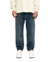 The Quiksilver Mens Straight Denim Jeans in Stone Dirty