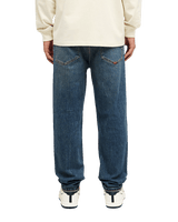 The Quiksilver Mens Straight Denim Jeans in Stone Dirty