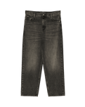 The Quiksilver Mens Relaxed Denim Jeans in Black Black Dirty