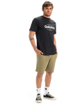 The Quiksilver Mens Salt Water Fleece Shorts in Aloe