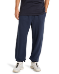 Graphic Joggers in Dark Navy