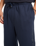 Graphic Joggers in Dark Navy
