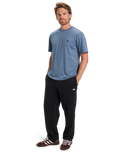 The Quiksilver Mens Basic Joggers in Black