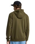 The Quiksilver Mens Basic Hoodie in Grape Leaf