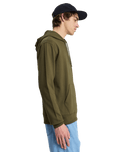 The Quiksilver Mens Basic Hoodie in Grape Leaf