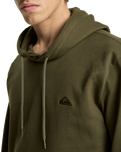 The Quiksilver Mens Basic Hoodie in Grape Leaf