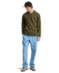 The Quiksilver Mens Basic Hoodie in Grape Leaf