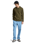 The Quiksilver Mens Basic Hoodie in Grape Leaf