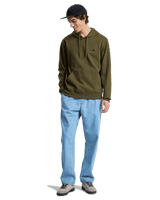 The Quiksilver Mens Basic Hoodie in Grape Leaf