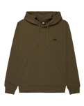 The Quiksilver Mens Basic Hoodie in Grape Leaf