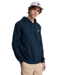 The Quiksilver Mens Basic Hoodie in Dark Navy