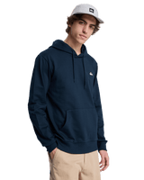 The Quiksilver Mens Basic Hoodie in Dark Navy