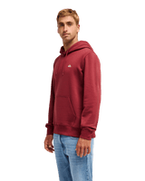 The Quiksilver Mens Basic Hoodie in Oxblood Red
