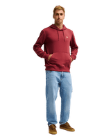 The Quiksilver Mens Basic Hoodie in Oxblood Red
