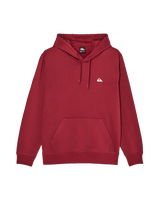 The Quiksilver Mens Basic Hoodie in Oxblood Red
