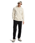The Quiksilver Mens Basic Hoodie in Bone