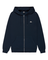 The Quiksilver Mens Basic Zip Hoodie in Dark Navy